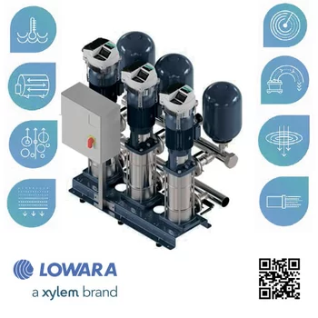 Lowara комплектная насосная станция повышения давления GHVR