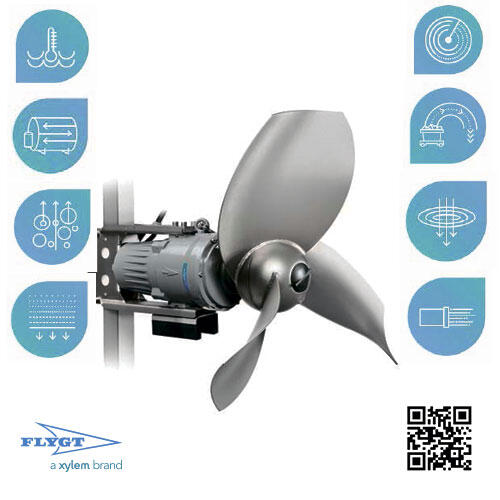фото мешалки Flygt SR 4460 биогаз