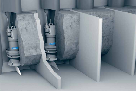 flygt column pump